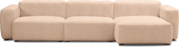 Mags Soft Low Sectional with Chaise Wide